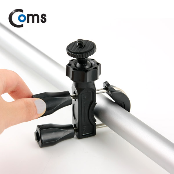 Coms 고정홀더(자전거 거치형), 카메라 홀 거치, 90도방향
