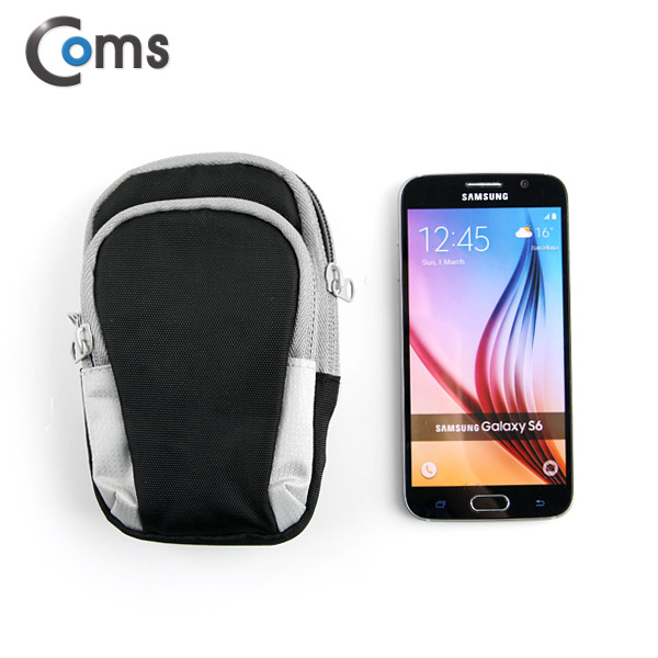 Coms 레저용 포켓 (M), 찍찍이 고정, Black