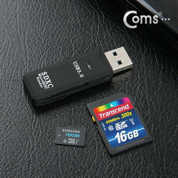 Coms 카드리더기(USB 3.0/스틱형)/SDXC 지원