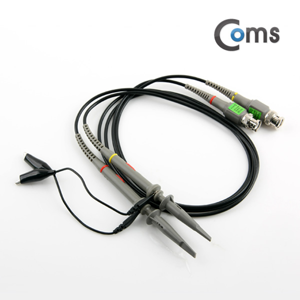 Coms BNC 프로브 측정기(테스트용) 2선 / 오실로스코프 연결/전류흐름측정