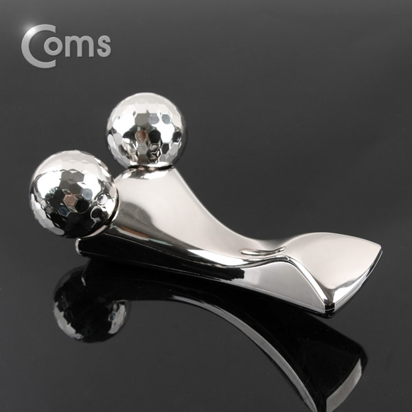 Coms 3D 마사지 듀얼 롤러 (2구/ 38면체 다이아몬드 컷팅)