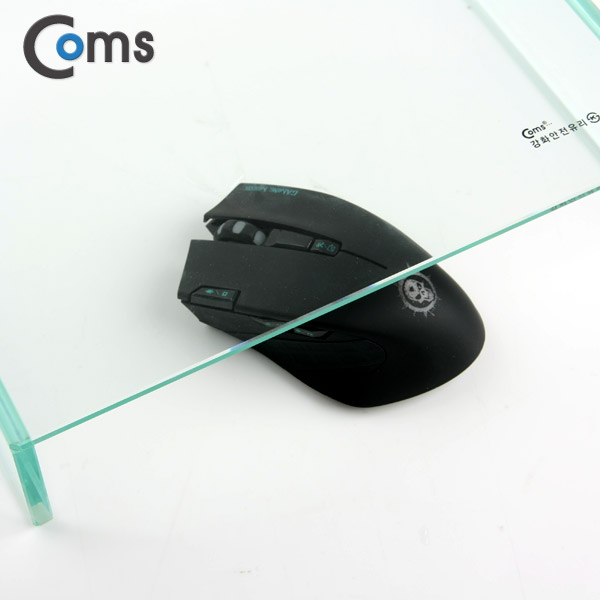 Coms 마우스 숨김 크리스탈 스탠드 /투명 (210 x 280) /두께 5mm