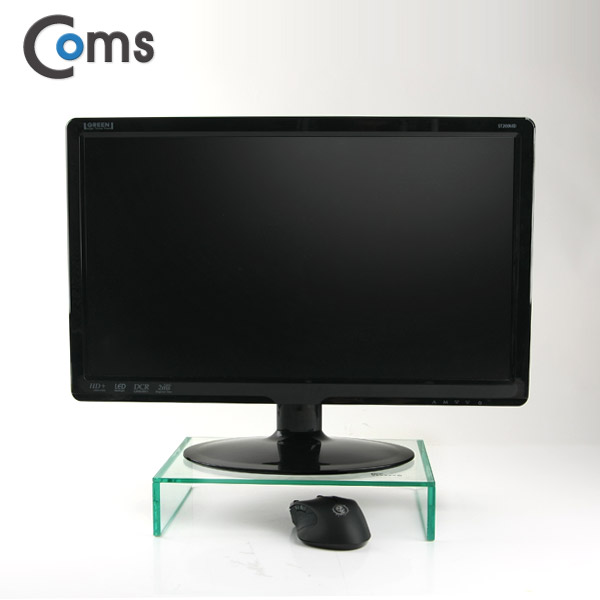 Coms 마우스 숨김 크리스탈 스탠드 /투명 (210 x 280) /두께 5mm