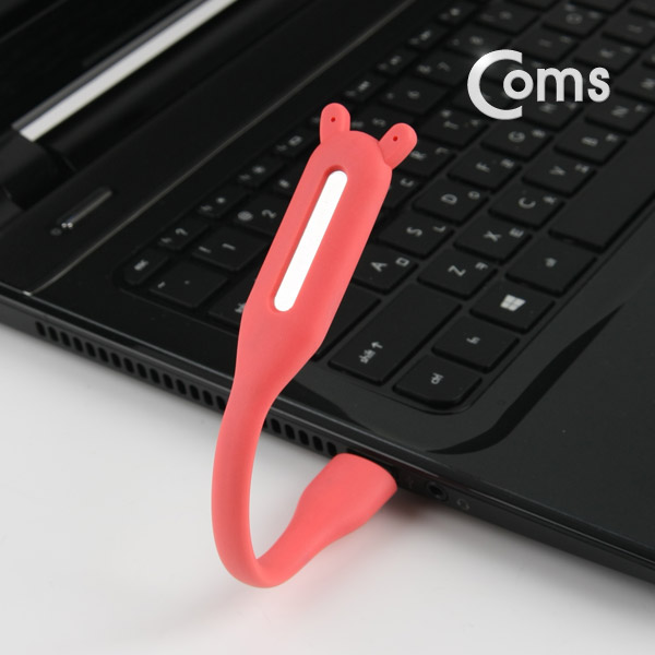 Coms USB 램프(라인형/Micro 5P + USB A타입 겸용) Pink