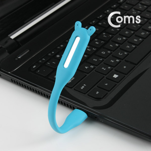 Coms USB 램프(라인형/Micro 5P + USB A타입 겸용) Blue