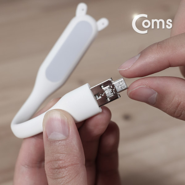 Coms USB 램프(라인형/Micro 5P + USB A타입 겸용) Blue