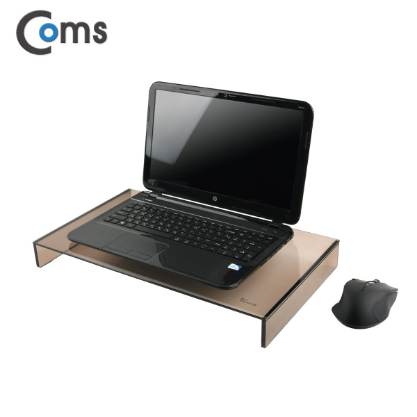 Coms 모니터, 노트북 크리스탈 스탠드 /브론즈 (310 x 520) /두께 5mm