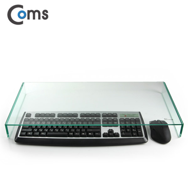 Coms 모니터, 노트북 크리스탈 스탠드 /투명 (310 x 620) /두께 5mm