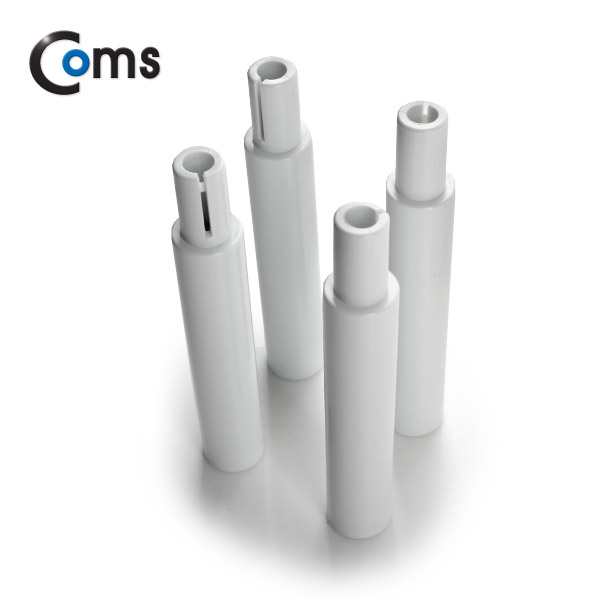 Coms 모니터 스탠드 높이조절-기둥 (10cmx4ea, 화이트)