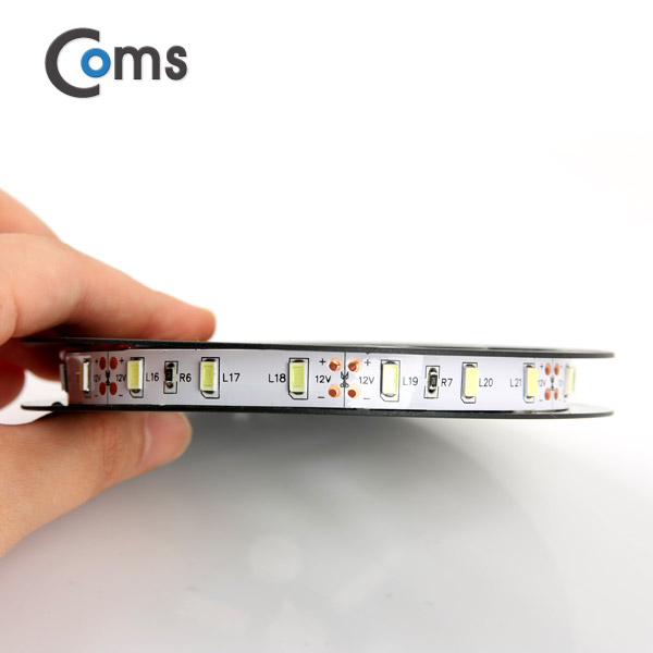 Coms LED 슬림형(줄/띠형), DC전원, 슬림 LED/5M, 투명
