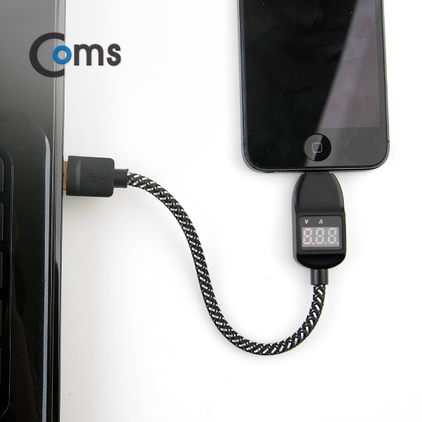 Coms USB 테스터 케이블(전류/전압 측정) 20cm, 8핀