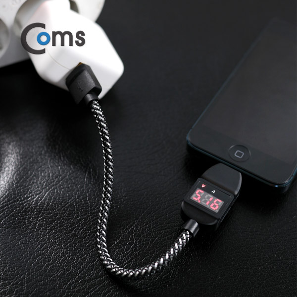 Coms USB 테스터 케이블(전류/전압 측정) 20cm, 8핀