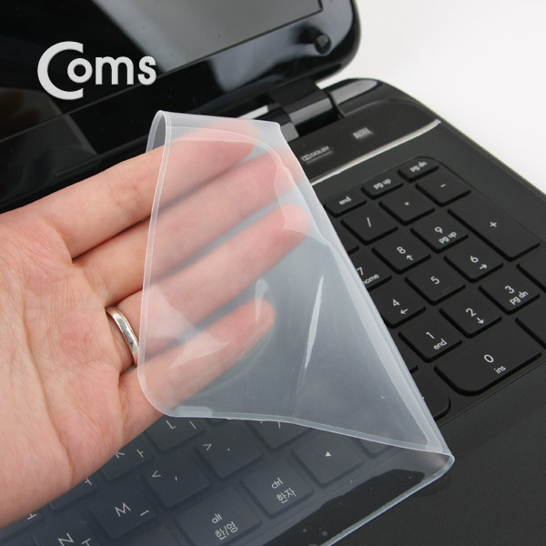 Coms 노트북 키스킨 (투명/만능/36.5cm)