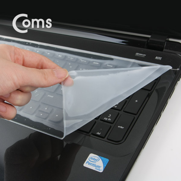 Coms 노트북 키스킨 (투명/만능/31cm)