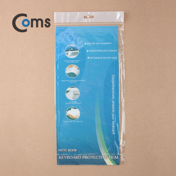 Coms 노트북 키스킨 (투명/만능/31cm)