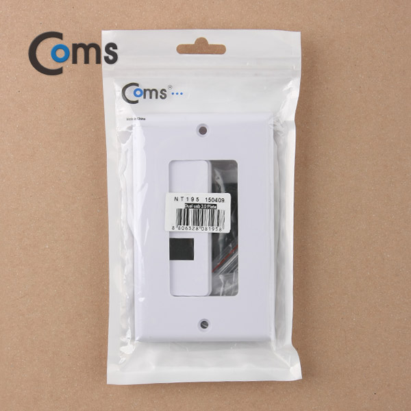 Coms 월 플레이트 (PLATE, USB 3.0 F/F), 2Port USB 3.0 모듈(2Port)