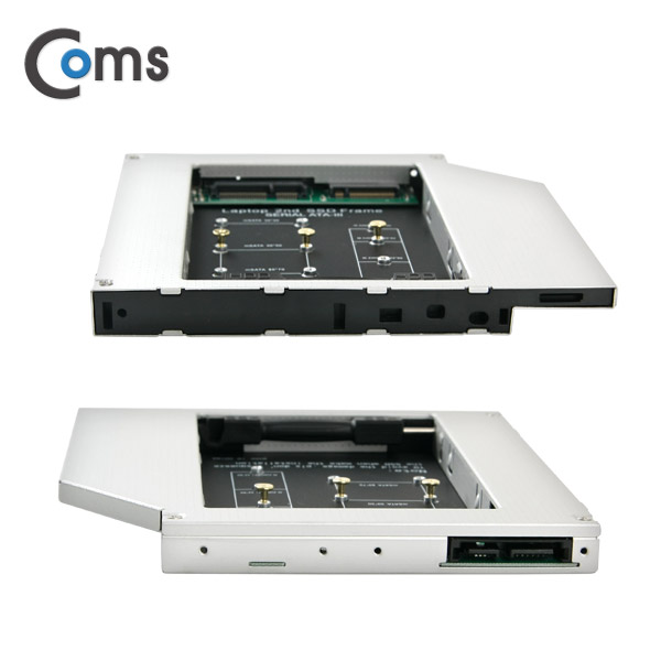 Coms 노트북용 멀티부스트 12.5mm (SATA3 지원/M.2 & mSATA 포트 지원