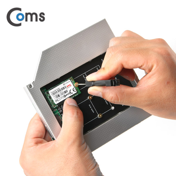 Coms 노트북용 멀티부스트 12.5mm (SATA3 지원/M.2 & mSATA 포트 지원