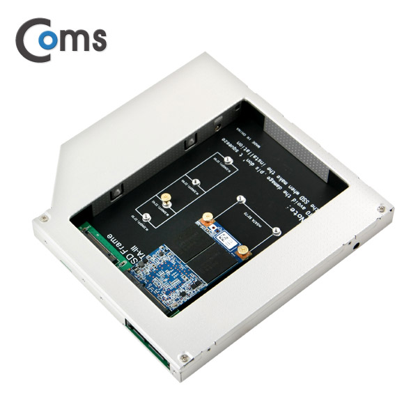 Coms 노트북용 멀티부스트 12.5mm (SATA3 지원/M.2 & mSATA 포트 지원