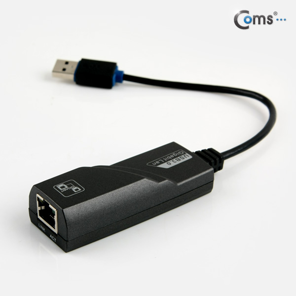 Coms USB 3.0 컨버터(RJ45), 기가 랜 / Giga LAN 10/100/1000Mbps