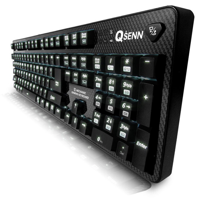 키보드 큐센 (ARES) 기계식 정축/게이밍 키보드, USB