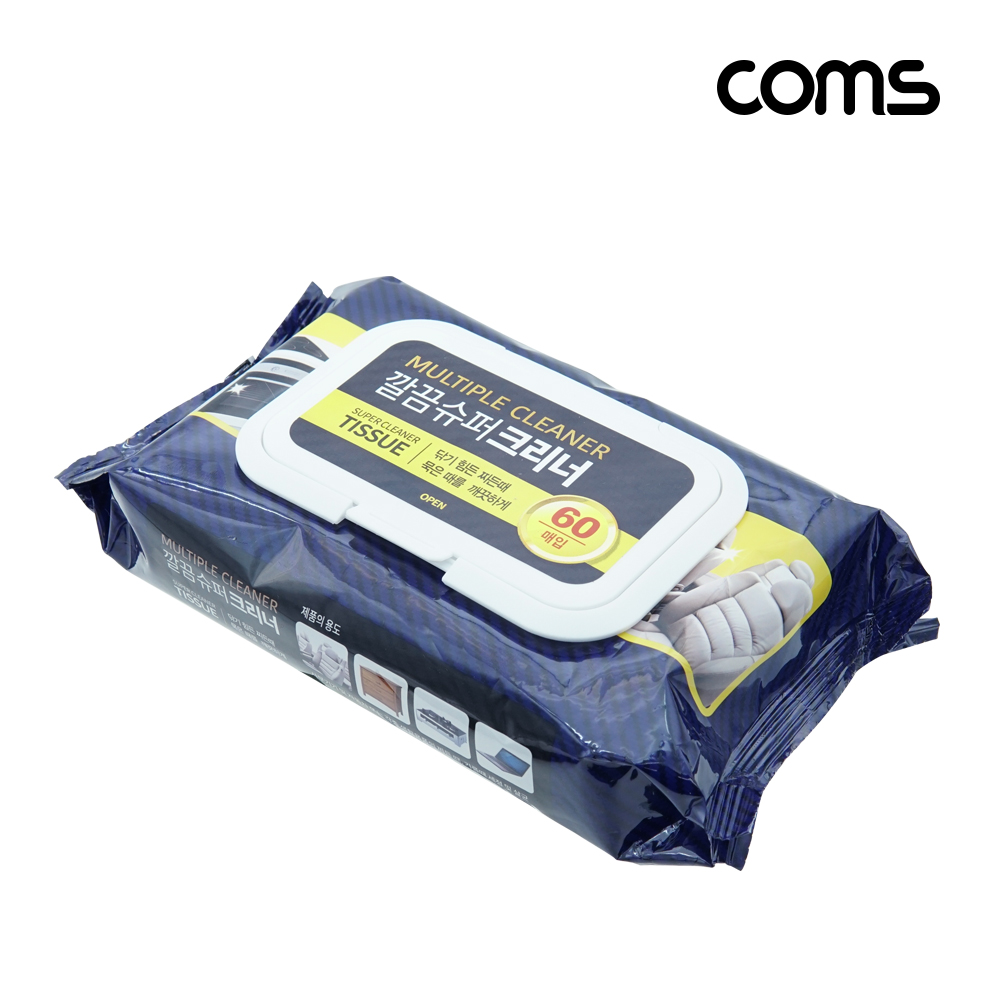 Coms 깔끔 슈퍼 크리너 60매
