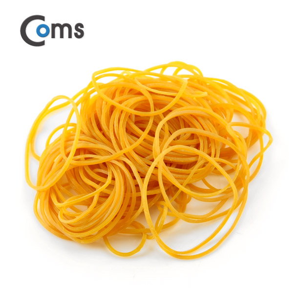 Coms 고무밴드 (노란 고무줄)