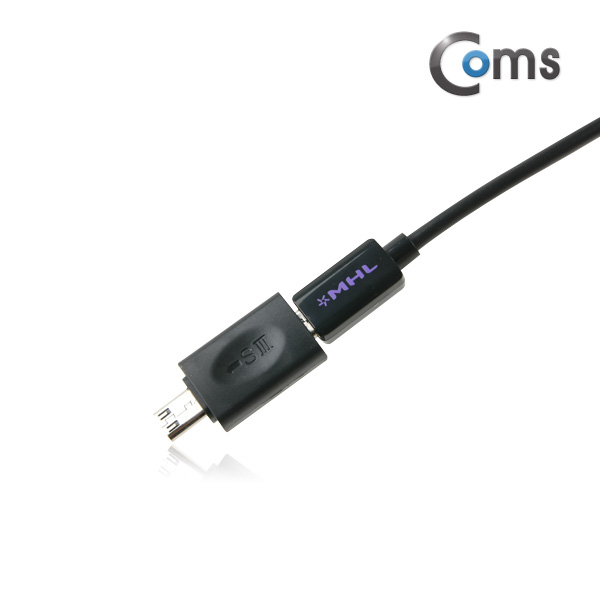 Coms 스마트폰 MHL 케이블, HDMI 변환/MHL 3.0/UHD 4K 해상도