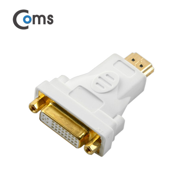 Coms HDMI 젠더(HDMI M/DVI F), White