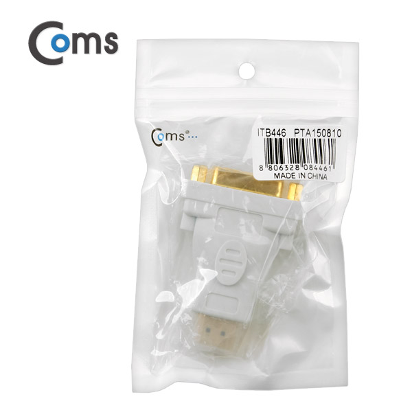 Coms HDMI 젠더(HDMI M/DVI F), White