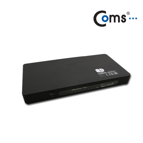 Coms HDMI 분배기 - 8:1 제품/ 영상 동시 출력/ HDMI 1.3 규격 지원