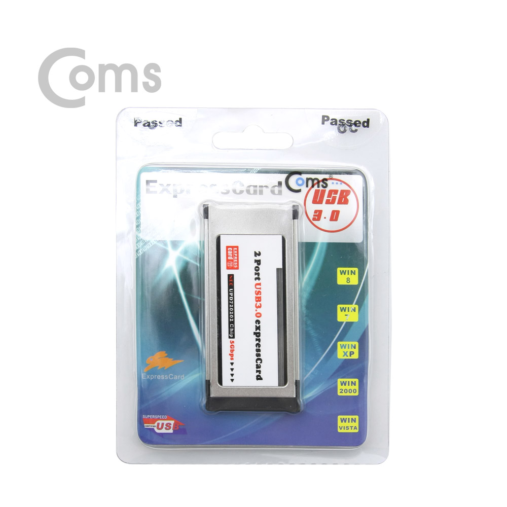 Coms USB 3.0 카드(Express PCMCIA), 2port