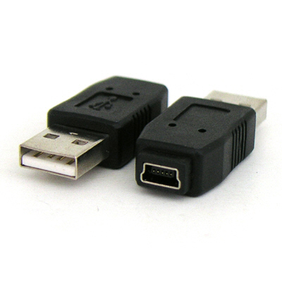 Coms USB 젠더 미니 5핀 - USB A(M)/Mini 5핀 B 타입(F)