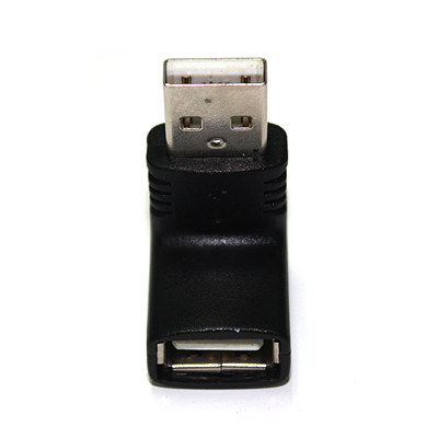 Coms USB 젠더- 연장(M/F)/90도 꺾임형(꺽임) 블랙/화이트
