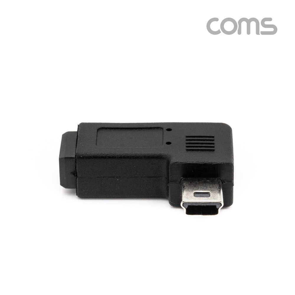 Coms USB 젠더- Mini 5P 꺾임형(꺽임)