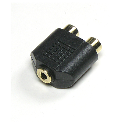 Coms 스테레오 젠더 Y형(3.5 F/RCA Fx2)/Stereo