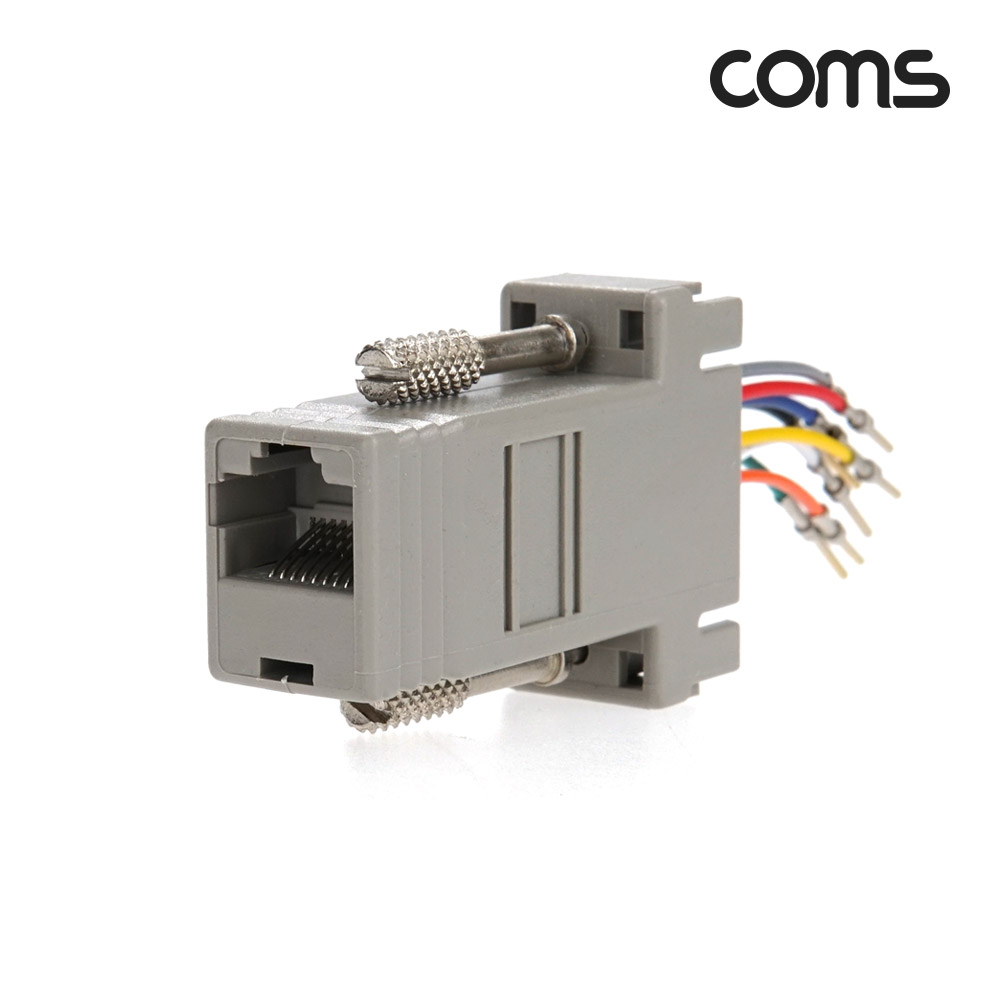 Coms 조합 커넥터 (RJ45 F/DB9 M)