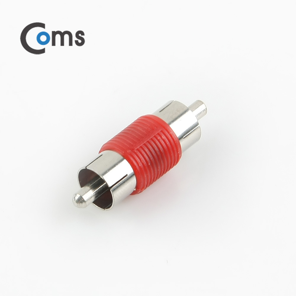 Coms RCA MM 젠더(RCA M/M)/ 적색