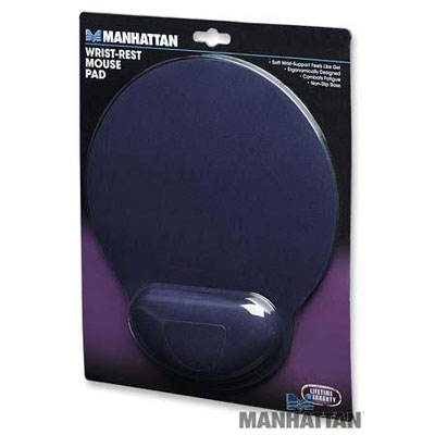 Manhattan 손목보호형 마우스 패드/ 청색