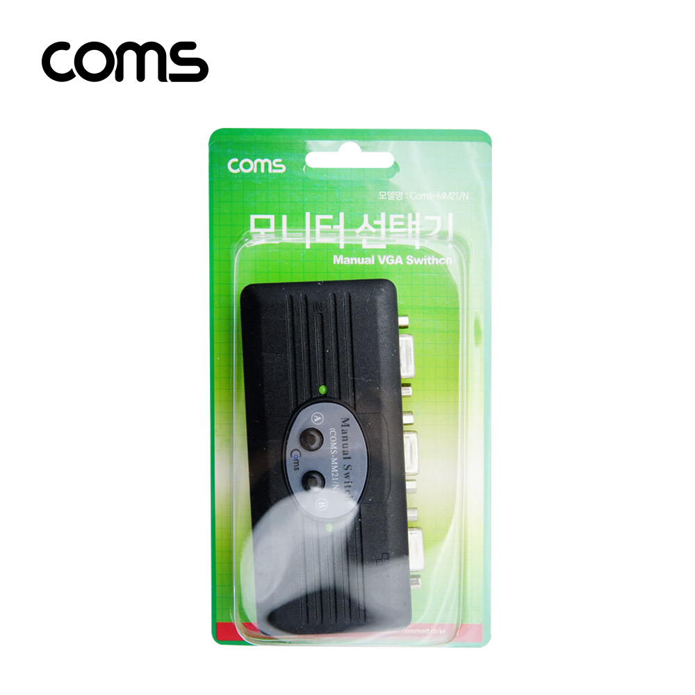 Coms 모니터 수동 선택기 2:1 / 역방향 가능