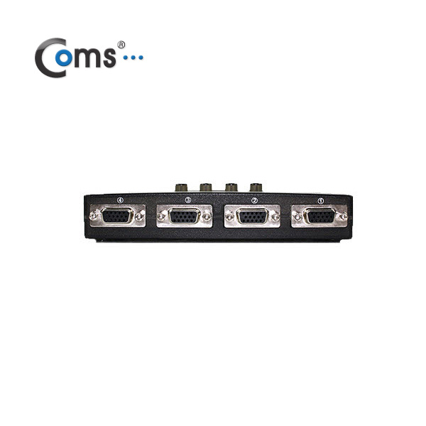 Coms 모니터 공유기(수동 선택기) 4:1 (앞면 4port/New)