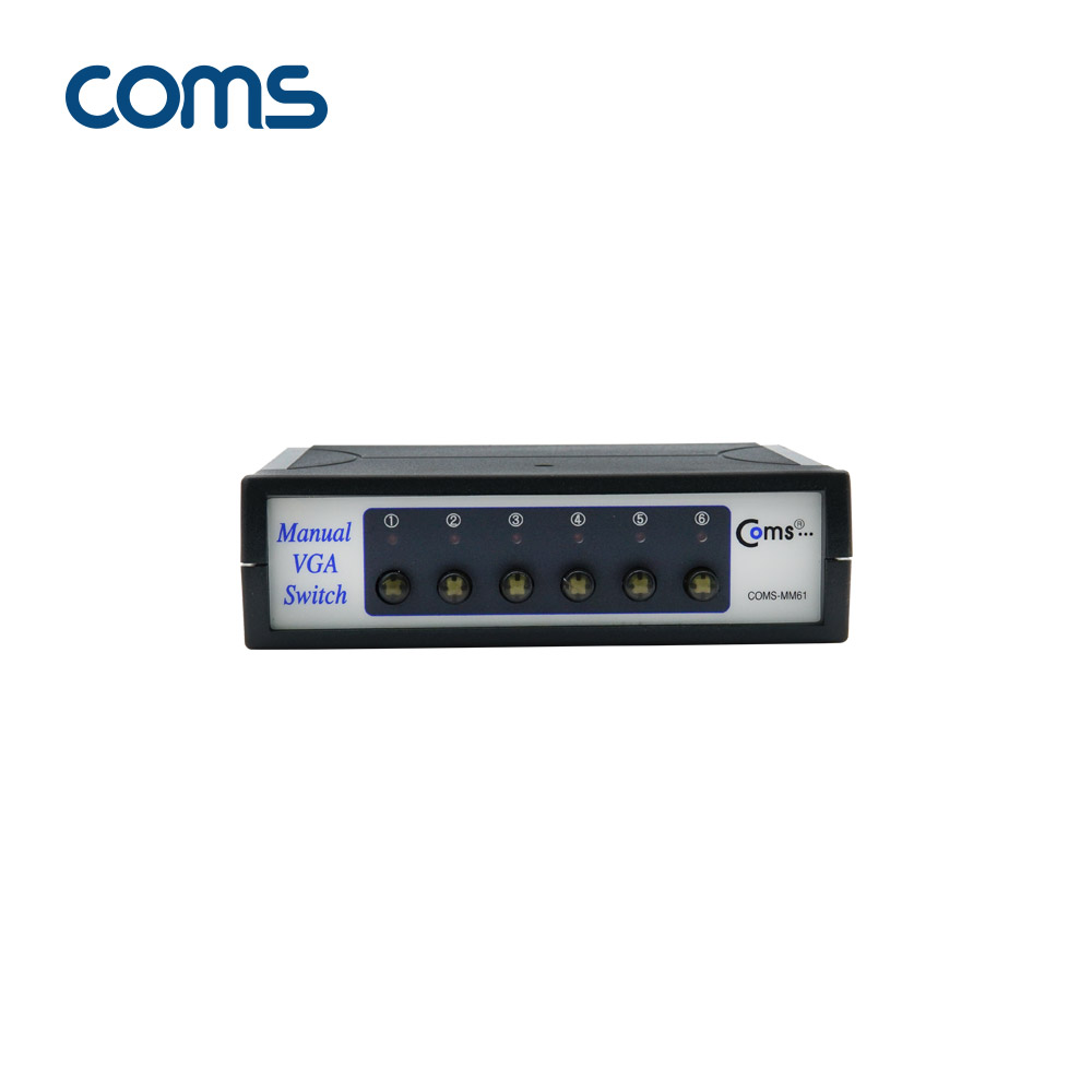 Coms 모니터 수동 선택기 6:1