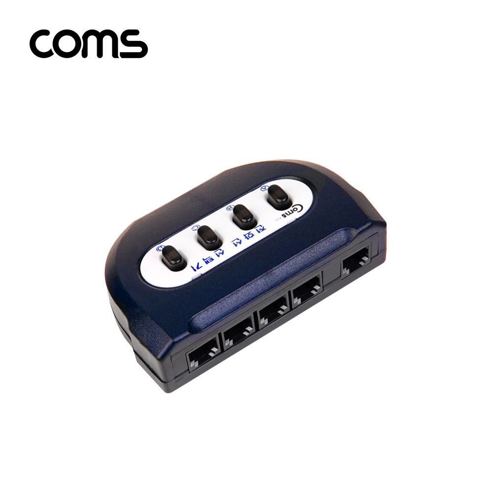 Coms TEL 수동 선택기 4:1