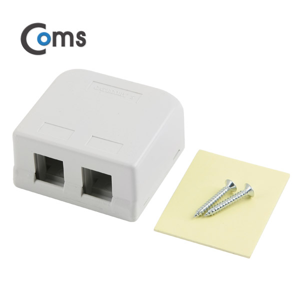 Coms Mount / 마운트 박스 2Port - Case Only/ 키스톤잭 별도 구매