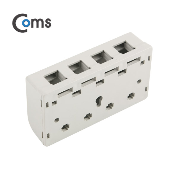 Coms Mount / 마운트 박스 4Port - Case Only/ 키스톤잭 별도 구매