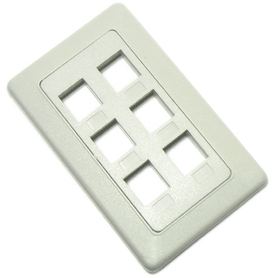 Coms 벽부착형 플레이트(PLATE) 6Port