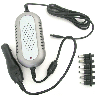 Coms 차량용 노트북 어댑터 - 5000mA/ 6종 잭 Set/ 다양한 전압