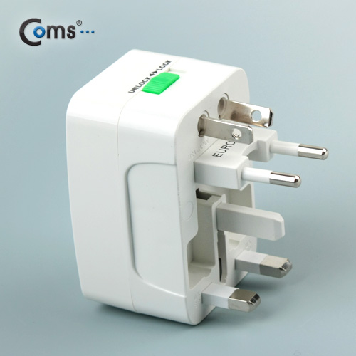 Coms 여행용 멀티 전원 플러그 [UVA-19]
