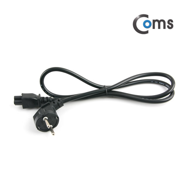 Coms 전원(AC) 코드 케이블 / 3구 크로바형/ 노트북 아답터용, 1M