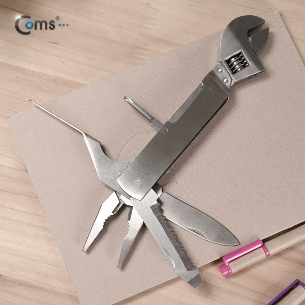 Coms 다목적공구-몽키스패너/드라이버/칼 등/5 in 1제품(수정중)